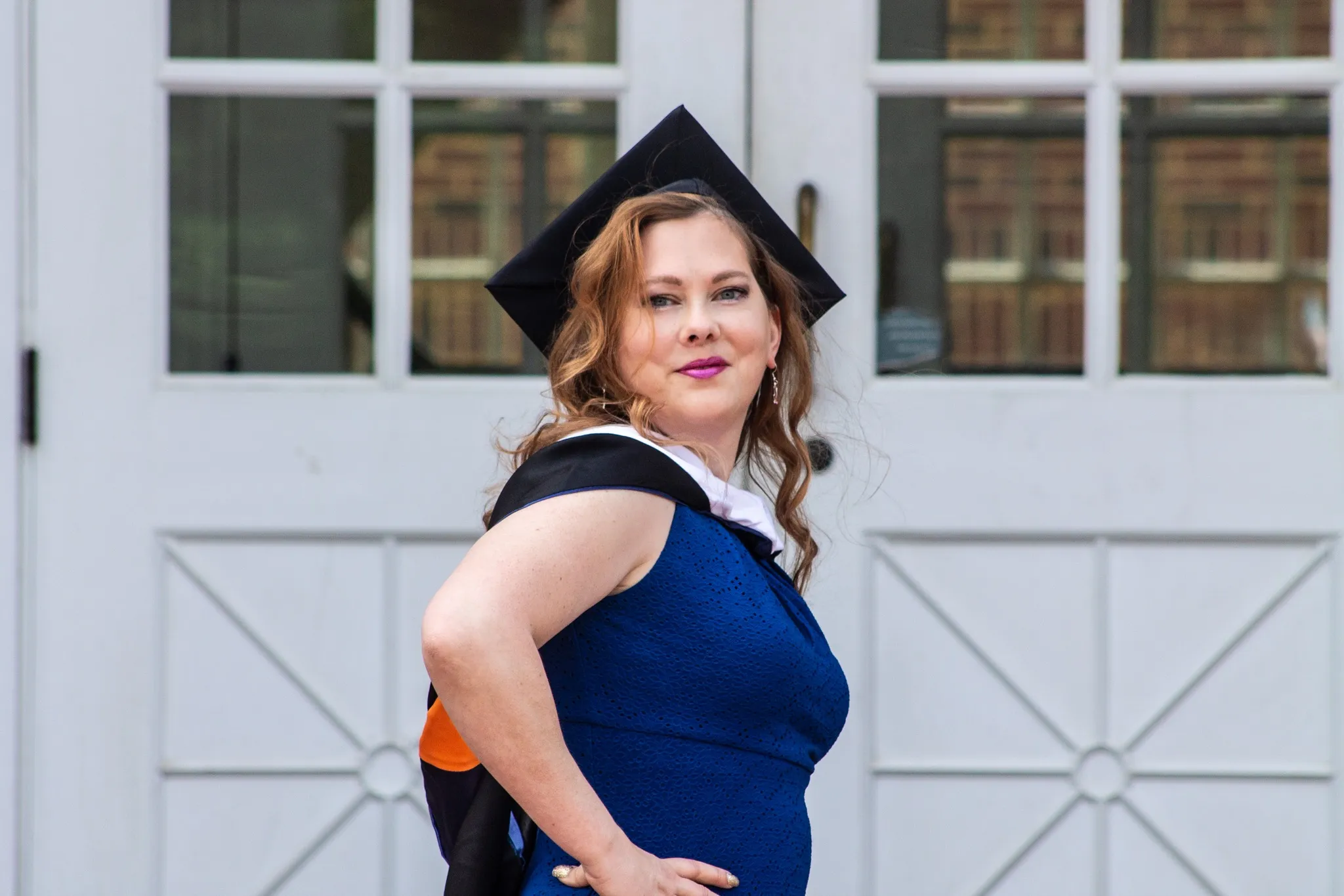 Sally at graduation